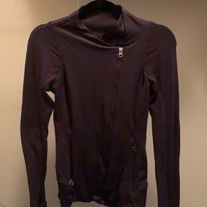 Lululemon asymmetrical zip jacket